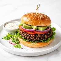 Black Bean Quinoa Burgers