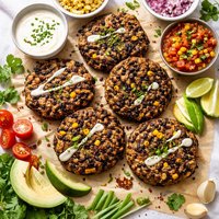 Black Bean Ranch Burger Patties