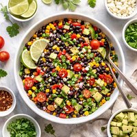 Black Bean Salad for Weight Watching People