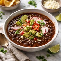 Black Bean Soup Sopa De Frijoles Negros