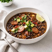 Black Bean Soup with Sausage Crock Pot