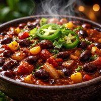 Black Bean Sweet Hot Chili Vegetarian