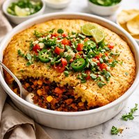 Black Bean Tamale Pie