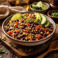Black Bean Tomato Quinoa