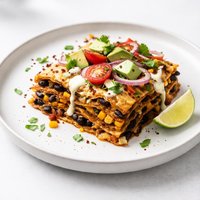 Black Bean Tortilla Casserole