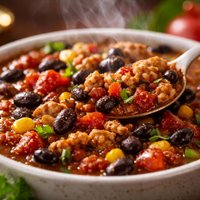 Black Bean Turkey Chili