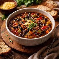 Black Bean Vegetable Soup