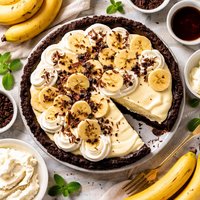 Black Bottom Banana Cream Pie