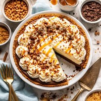 Black Bottom Butterscotch Pie