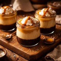 Black Bottom Caramel Pudding