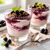 Black Currant and Tofu Whip