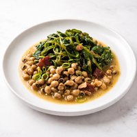 Black Eyed Peas and Collards