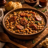 Black Eyed Peas with Sausage