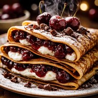 Black Forest Crepes