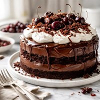 Black Forest Pudding Cake