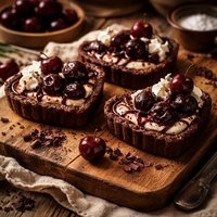 Black Forest Sweet Heart Tarts