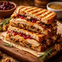 Black Friday Turkey and Stuffing Panini
