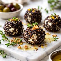 Black Olives Goat Truffles