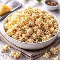 Black Pepper and Parm Cheesy Popcorn