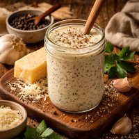 Black Pepper Parmesan Dressing