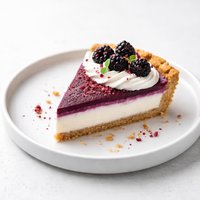 Black Raspberry Cream Pie