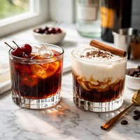 Black Russian Cola Black Russian and White Russian
