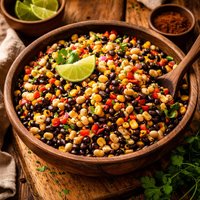 Black White Bean Corn Salad