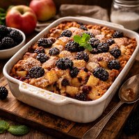 Blackberry and Apple Pudding