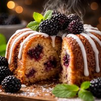 Blackberry Bunt Cake