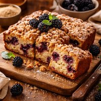 Blackberry Buttermilk Coffee Cake