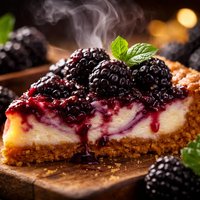 Blackberry Cheese Pie