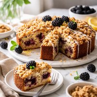 Blackberry Coffee Cake