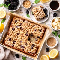 Blackberry Coffee Cake with Streusel Topping