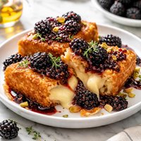 Blackberry Fried Brie