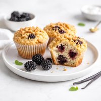 Blackberry Vanilla Muffins