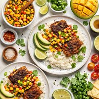 Blackened Cod with Mango Salsa