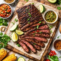 Blackened Grilled Flank Steak