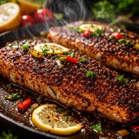 Blackened Spicy Snapper Fillets