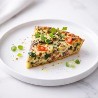 Blender Quiche or Whatever You Have in Your Kitchen Leftover