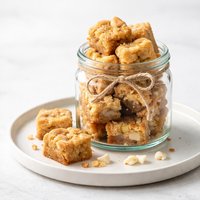 Blond Brownies in a Jar