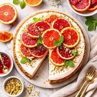 Blood Orange Cheesecake