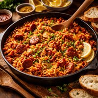 Bloody Mary Style Cabbage Jambalaya
