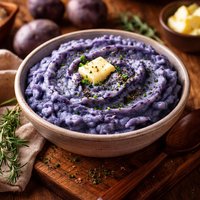 Blue Blue Mashed Potatoes