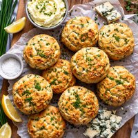 Blue Cheese and Chive Biscuits