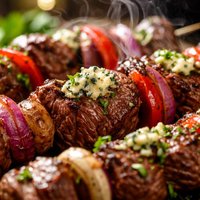Blue Cheese Beef Kabobs