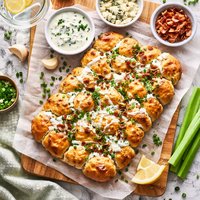 Blue Cheese Dressing Bubble Bread