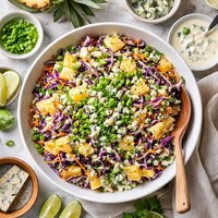 Blue Cheese Pineapple Cole Slaw