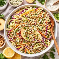 Blue Cheese Ranch Walnut and Apple Cole Slaw