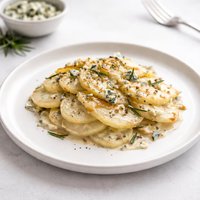 Blue Cheese Rosemary Scalloped Potatoes