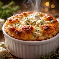 Blue Cheese Souffle